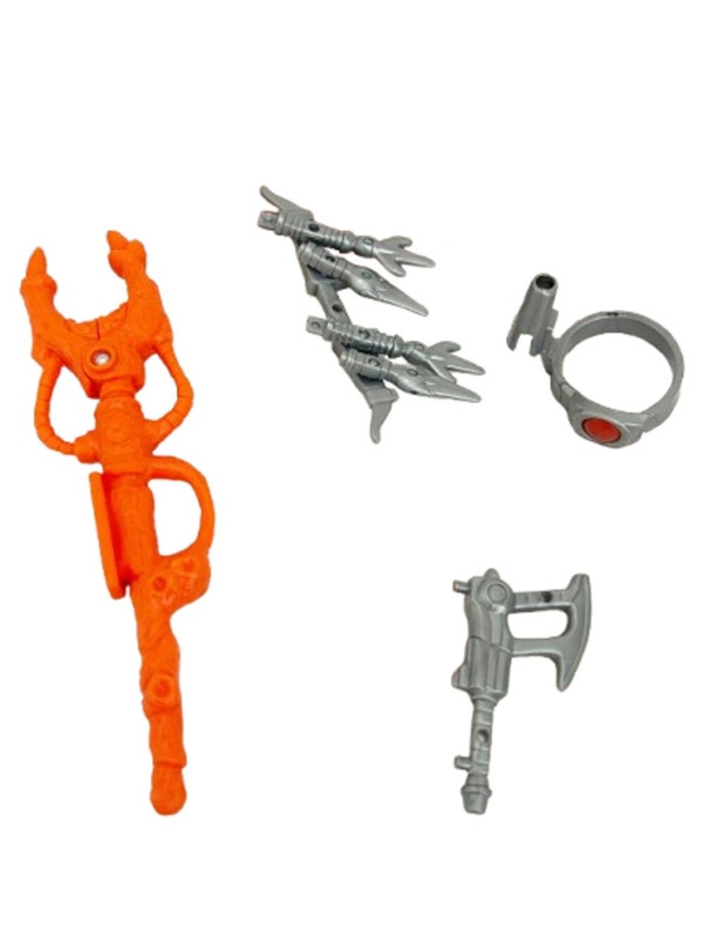 VINTAGE Power Rangers Action Figure Weapons Accessories Lot Dramole Staff Axe
